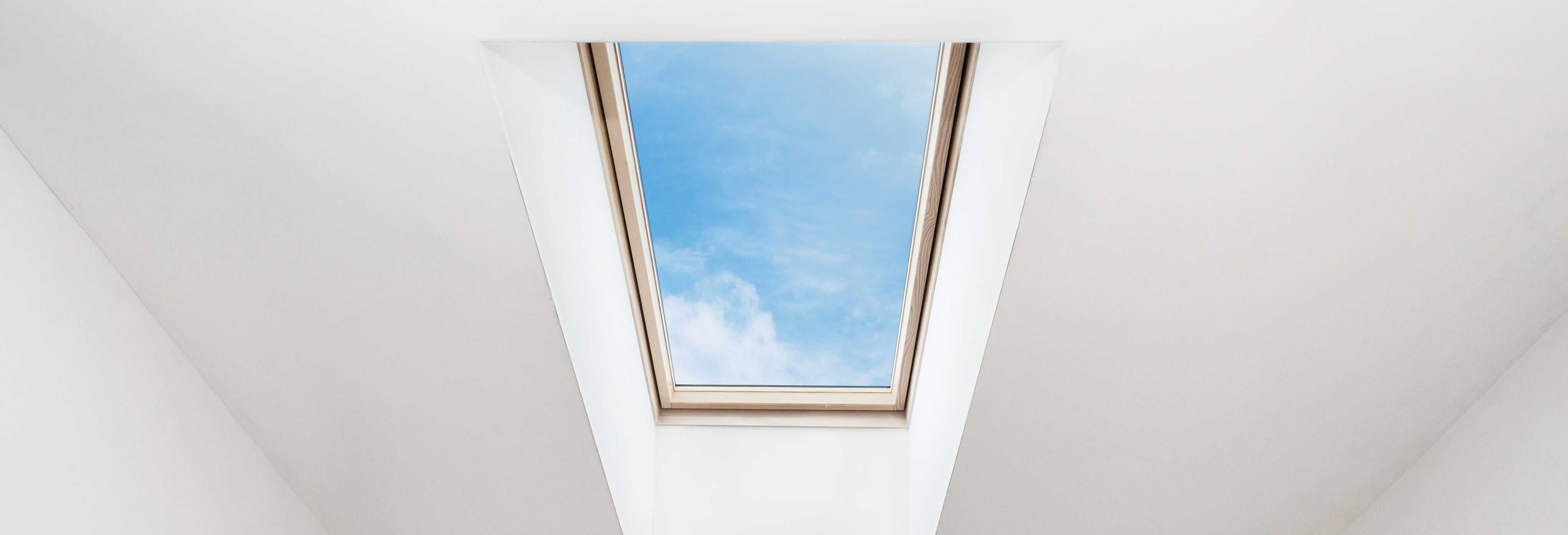 Attic Renovation Skylight Lighting